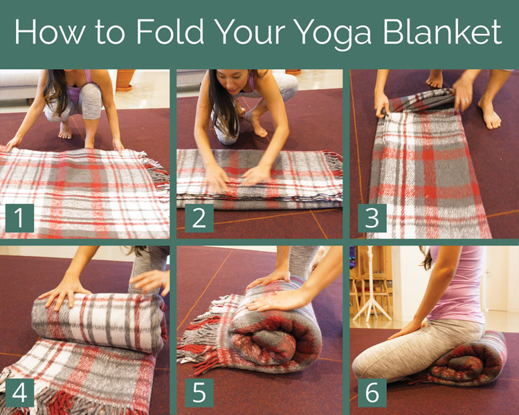 fold yoga blanket