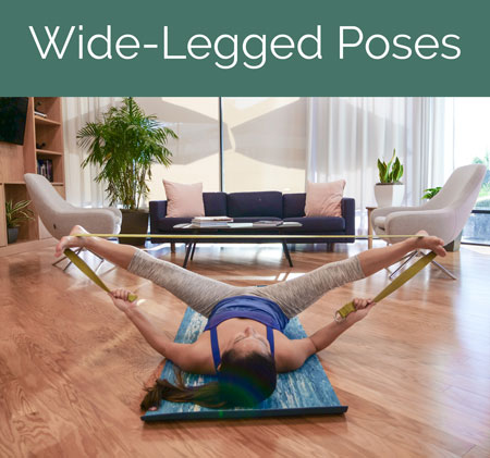 wide leg yoga poses