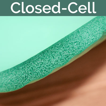 open cell vs closed cell yoga mat